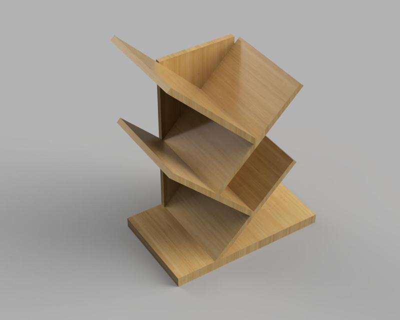 4-Tier Tree Bookshelf