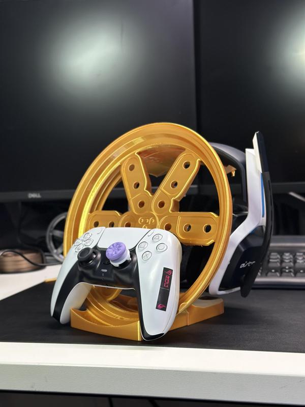 Wheel Controller and Headset Stand - Thangs Edition