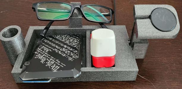 desk organizer box .stl