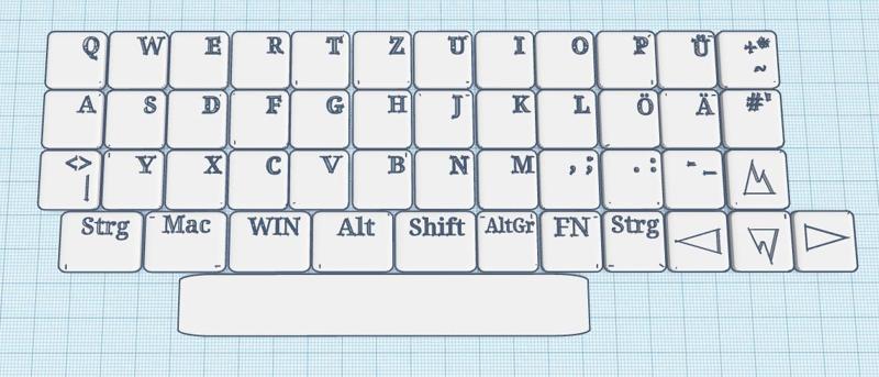 Lowest profile keycap set