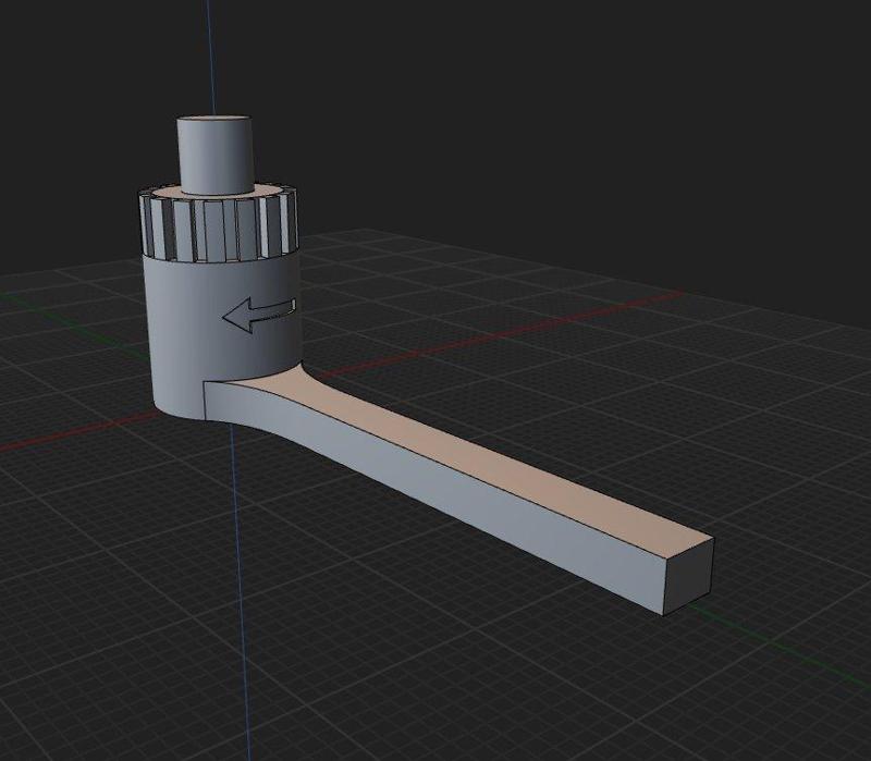 KWA MP9 replacement Hopup adjustment lever