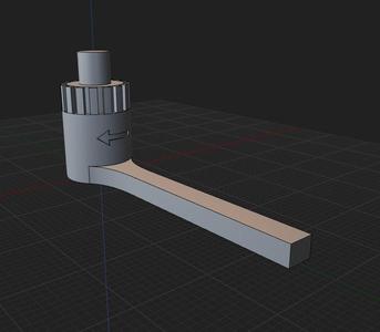 KWA MP9 replacement Hopup adjustment lever