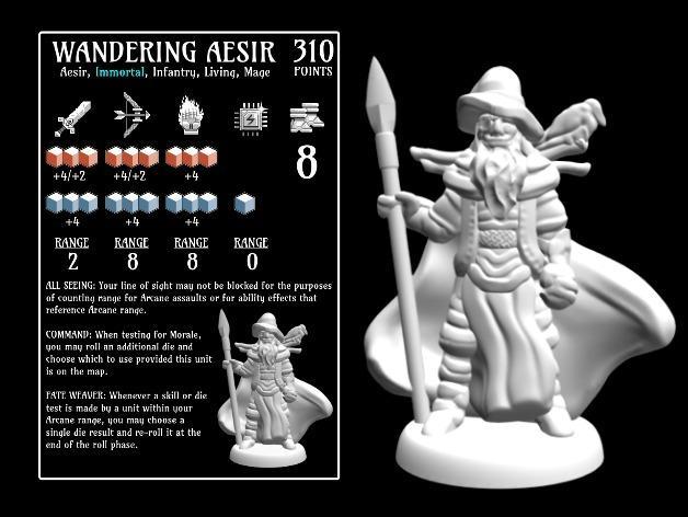 Wandering Aesir (18mm scale)