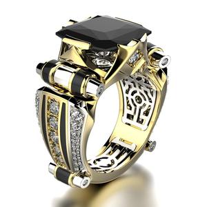 Jewelry Fashion Unisex Ring with Gem 0101 V1 3dm STL FBX