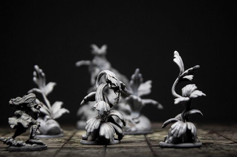 Acanthus Plant Bundle - Kingdom Death Monster 3D print terrain