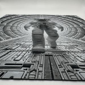 HueForge - Wall Art - "Space Bound"