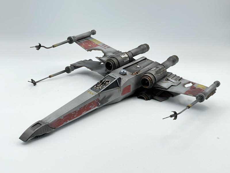 Crashed X-Wing for Star Wars Legion or Aquariums/Terrarium
