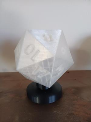20 sided dice lamp