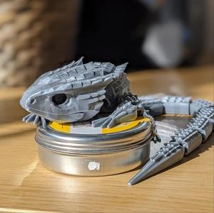Red-Eyed Crocodile Skink - Articulated