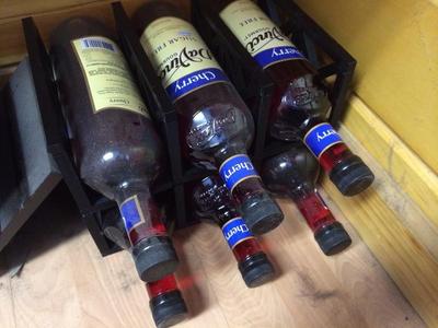 Modular wine bottle rack system