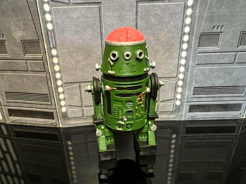 STAR WARS VINTAGE R5-D4 FRANKENSTEIN COSTUME FR-NK HALLOWEEN SPECIAL, CUSTOM UNPRODUCED KENNER, HASBRO ACTION FIGURE, 3.75", 1/18, 5POA