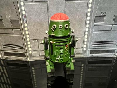 STAR WARS VINTAGE R5-D4 FRANKENSTEIN COSTUME FR-NK HALLOWEEN SPECIAL, CUSTOM UNPRODUCED KENNER, HASBRO ACTION FIGURE, 3.75", 1/18, 5POA