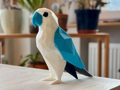 Multicolor Parrot - multi parts (to assembly)