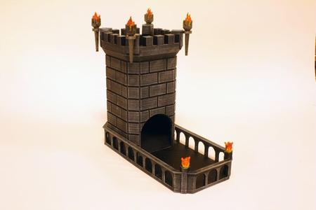 Dice Tower w/swappable trays
