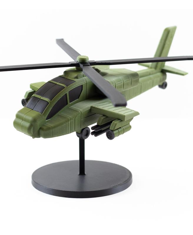 Apache Attack Helicopter - Tiny Turbos