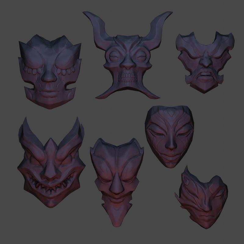 yone belt masks cosplay League of Legends