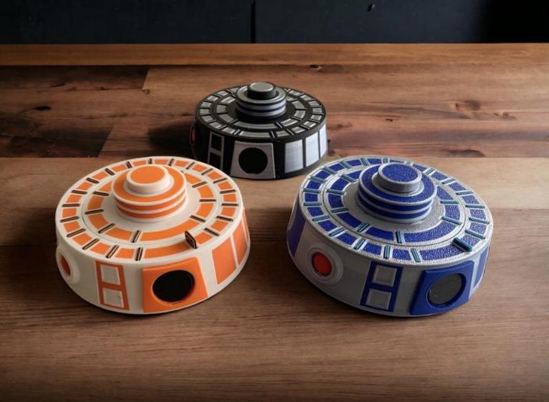 Star wars unlimited card game compatible droid style damage counter. life counter stl files.