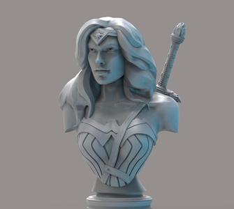 wonderwoman bust