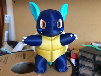 Wartortle multiparte 12 cm