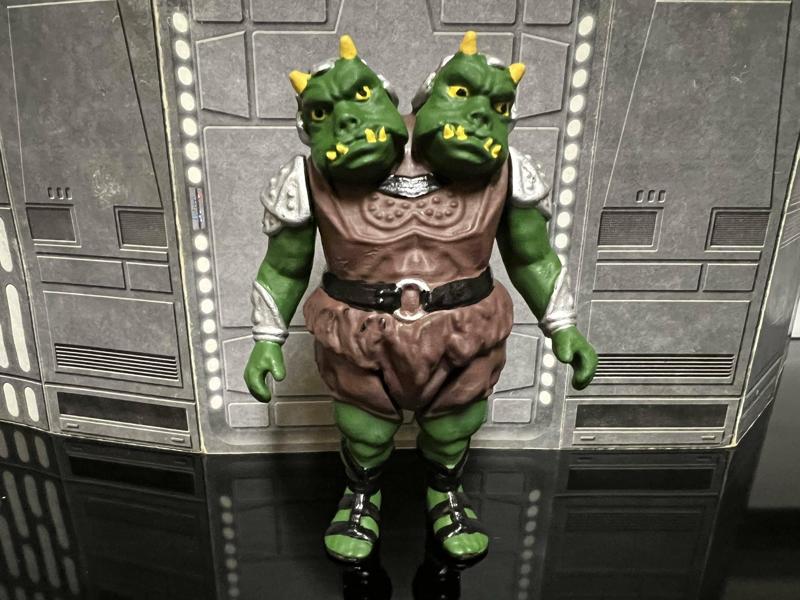 STAR WARS SIAMESE TWIN GAMORREAN GUARD HALLOWEEN SPECIAL 2023, CUSTOM UNPRODUCED KENNER, HASBRO ACTION FIGURE, 3.75", 1/18, 5POA