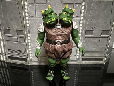 STAR WARS SIAMESE TWIN GAMORREAN GUARD HALLOWEEN SPECIAL 2023, CUSTOM UNPRODUCED KENNER, HASBRO ACTION FIGURE, 3.75", 1/18, 5POA