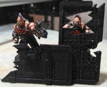 28mm barricades