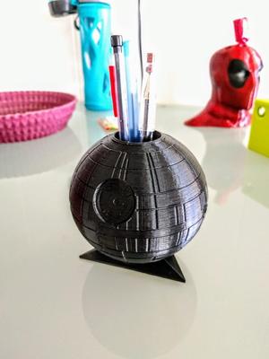 Death Star Pencil Holder Vase with Triangle Base
