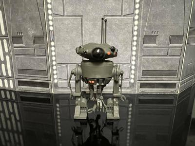 STAR WARS STYLE R2-D2 IMPERIAL PROBE DROID CUSTOM UNPRODUCED KENNER, HASBRO ACTION FIGURE, 3.75", 1/18, 5POA