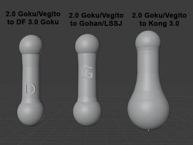 Dragon Ball Neck Joints For 2 Point O Heads to 3 Point O Bodies