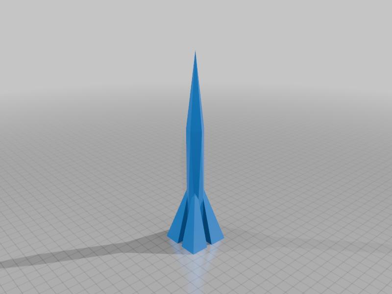Low Poly Rocket