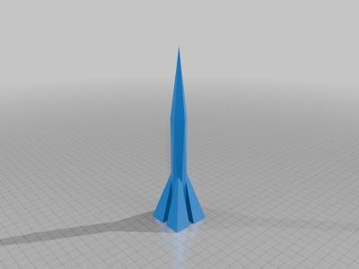 Low Poly Rocket