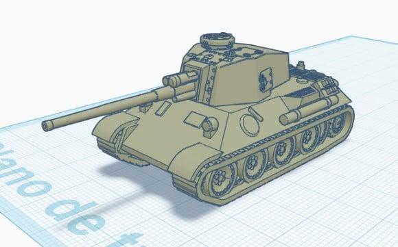 Daimler Benz panther with chi-to turret