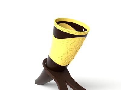 Viking Drinking Horn Holder – Nordic Mead Stand