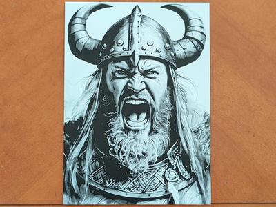 Viking Warrior Battle Cry Hueforge - 3 Colours