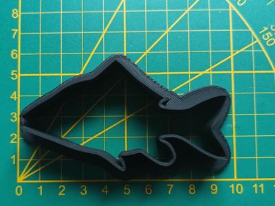 Carp cookie cutter