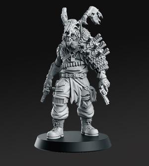 Devil Wheeler - From Wasteland - 32mm - DnD -