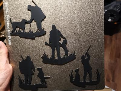 Hunter with Dog - Hunting Wall Art Decoor