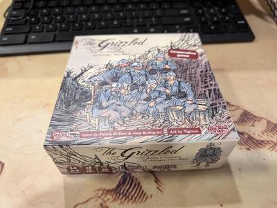 The Grizzled w/ At Your Orders expansion organizer/insert card holder - sleeved cards