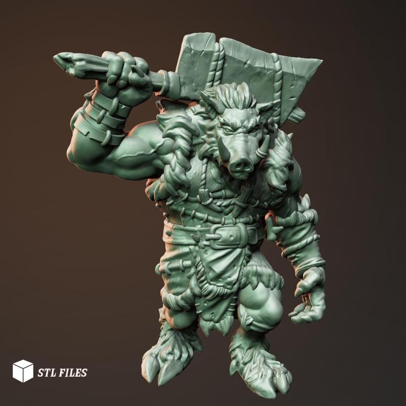 Wereboar Dnd Miniature