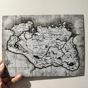 Skyrim Map - HueForge Print (0.2mm Nozzle)
