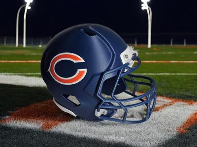 Chicago Bears Football Helmet