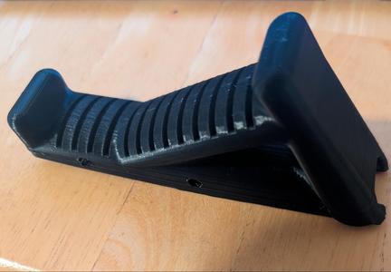 Angled Foregrip With Holes for M3 Hardware