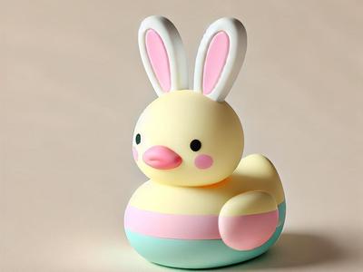 Easter Bunny Rubber Duck