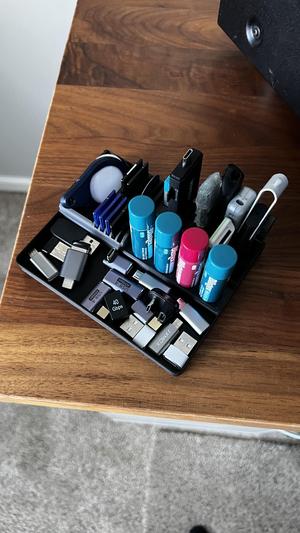 Desk drawer Organizer with large tray