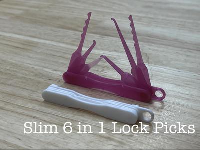 Lock Picks Slim 6 in 1