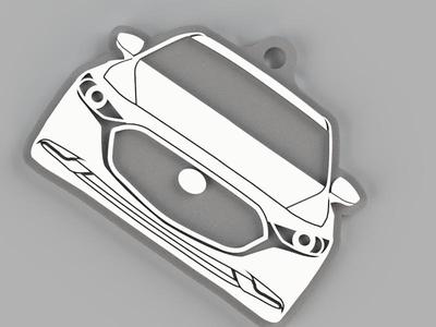 mazda 3 (facelift) keychain