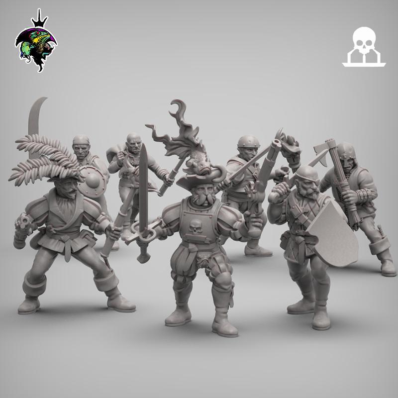 Mercenaries and Militia set 1 (supported)
