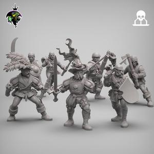 Mercenaries and Militia set 1 (supported)