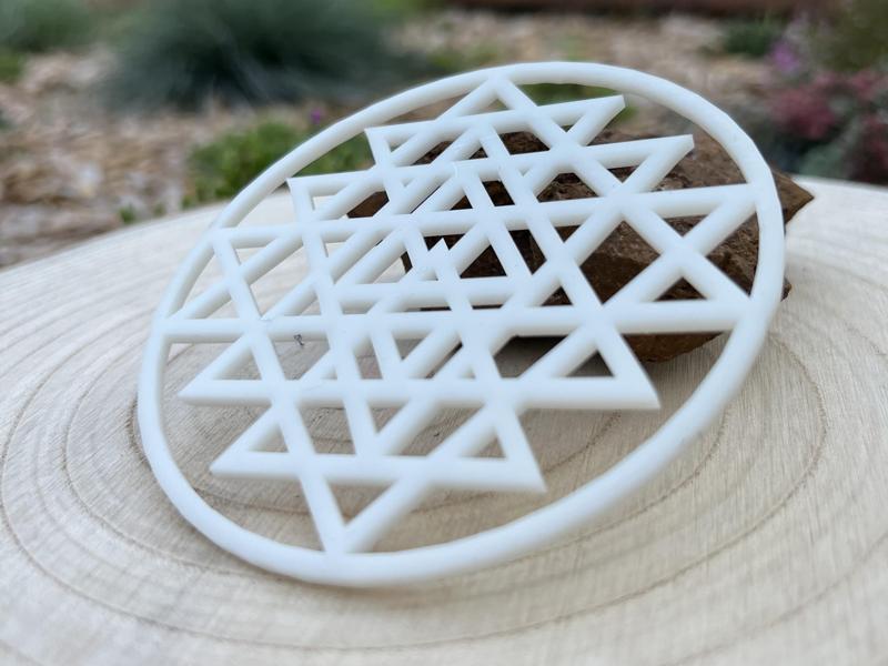 Sri Yantra Coaster - Spiritual Symbol