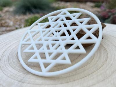 Sri Yantra Coaster - Spiritual Symbol